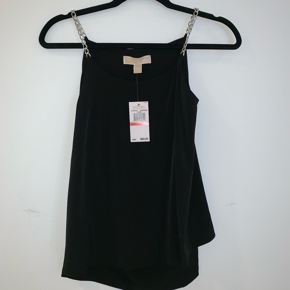 NWT Michael Kors XS black camisole too